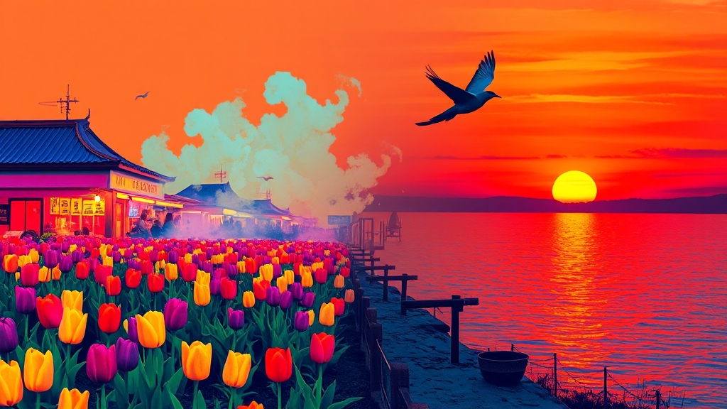 축제 후 즐길 거리: 주변 명소 & 맛집 (popart 스타일)