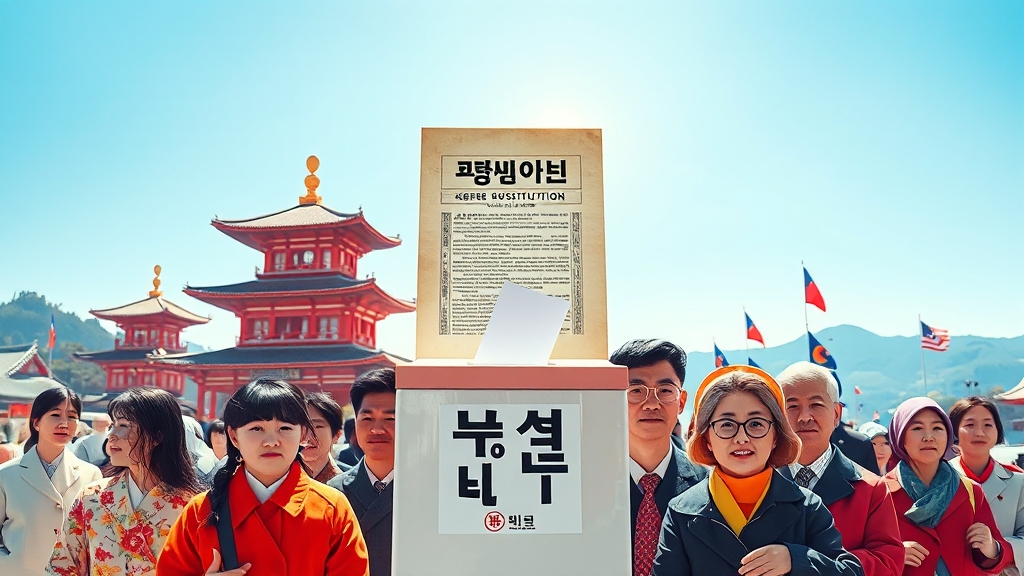 대선·개헌 동시 투표, 왜? (popart 스타일)