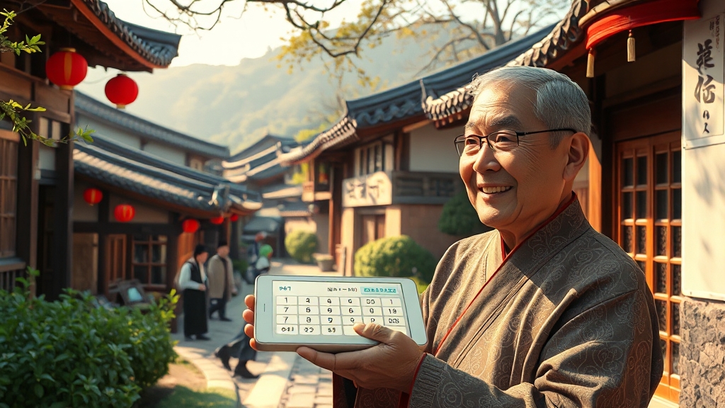 퇴직금 세금 계산기 활용법 (realistic 스타일)