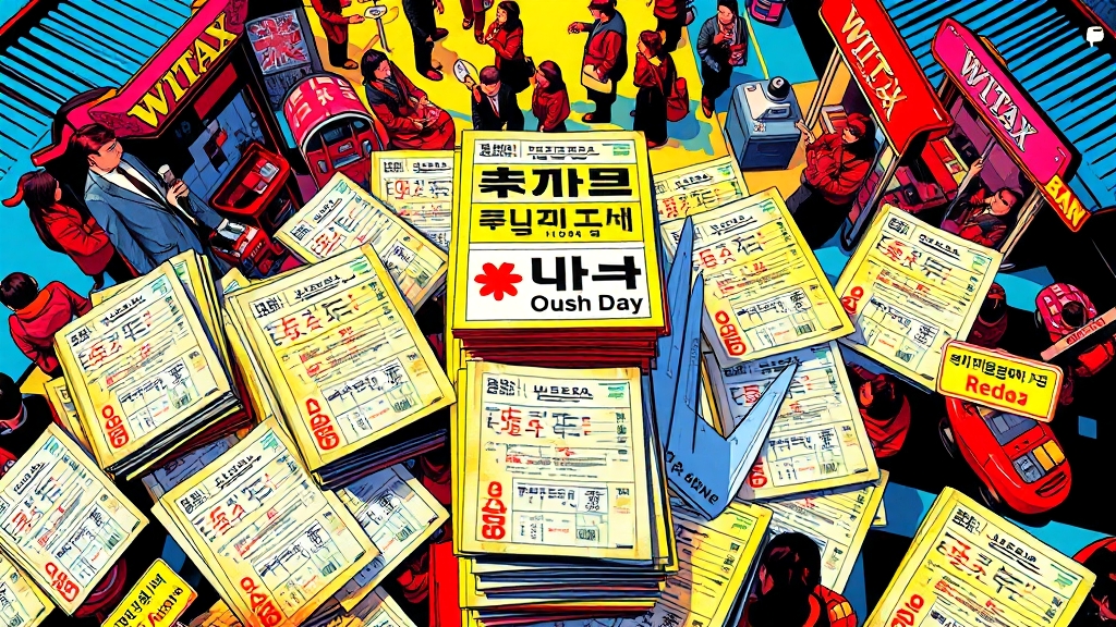 취득세 신고납부 방법 (popart 스타일)