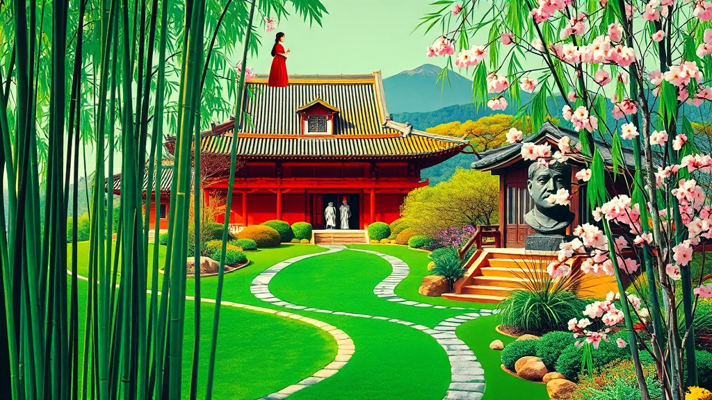 오죽헌의 역사 탐방 (popart 스타일)