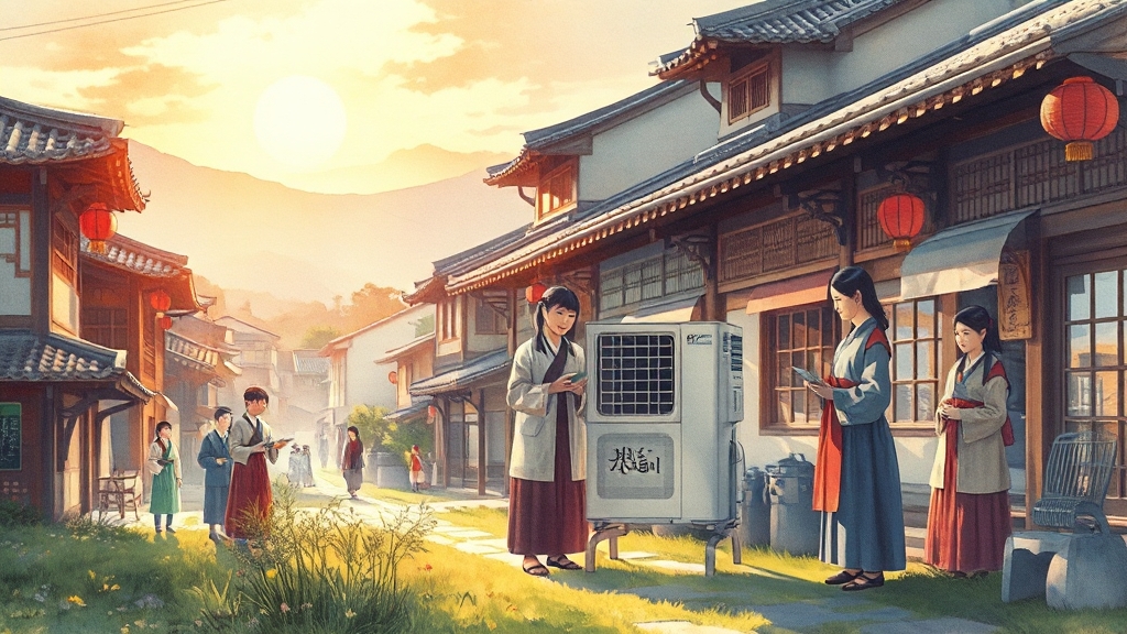 에어컨 사전 점검, 왜 필요할까? (watercolor 스타일)