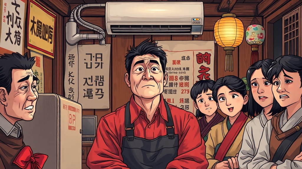 무상 점검 vs 유상 수리 기준 (illustration 스타일)