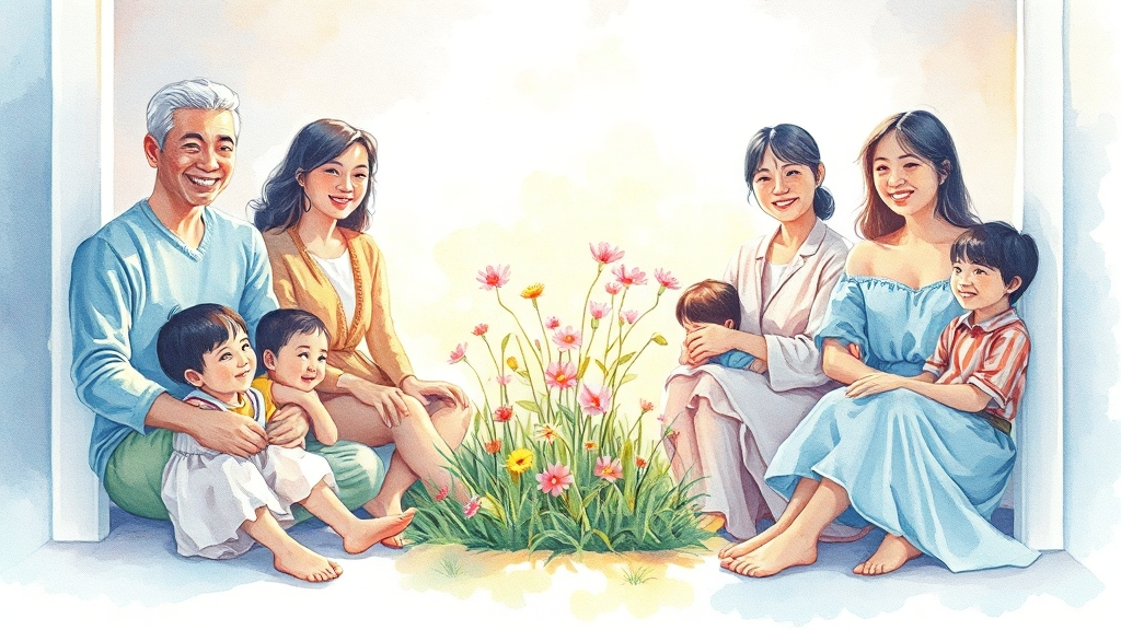 근로·자녀장려금이란? (watercolor 스타일)