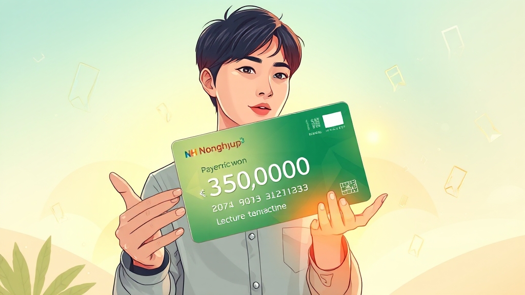 카드 발급과 사용, 이렇게! (illustration 스타일)