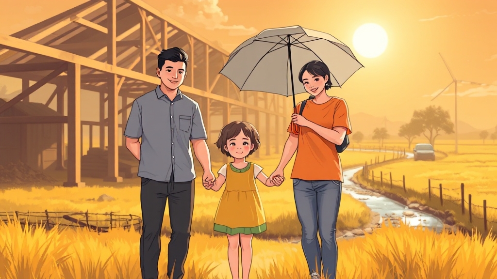 입양 지원 정책 개요 (illustration 스타일)