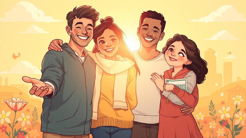 양육보조금 및 심리치료 지원 (illustration 스타일)