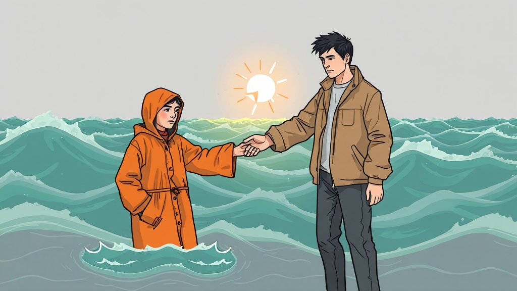 긴급복지 vs 기초생활, 뭐가 다를까? (illustration 스타일)