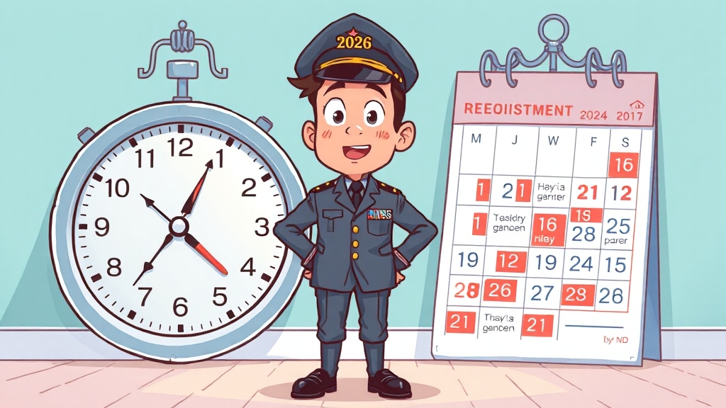 접수 일정, 언제 신청해야 할까? (cartoon 스타일)