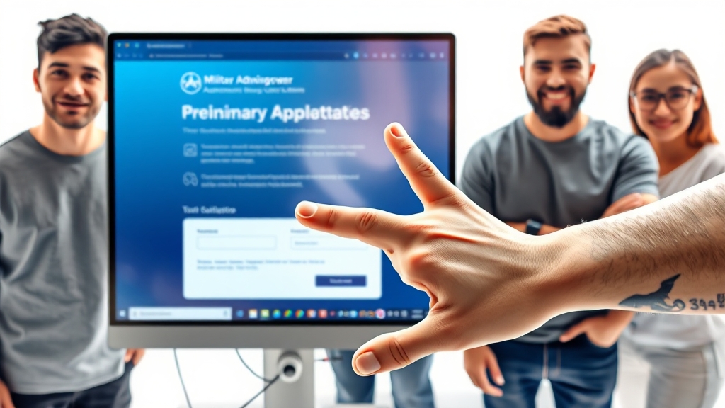 온라인 신청, 어떻게 해야 할까? (realistic 스타일)