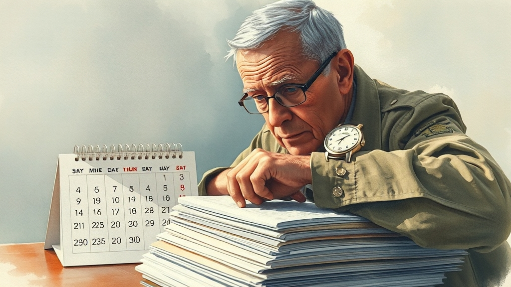 입영일자 변경, 가능할까? (watercolor 스타일)