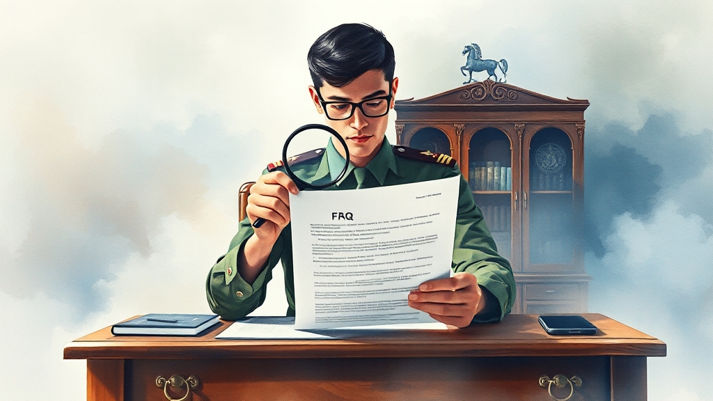 FAQ, 궁금증 해결! (watercolor 스타일)