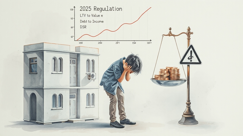 대출 한도 결정 요소 분석 (watercolor 스타일)