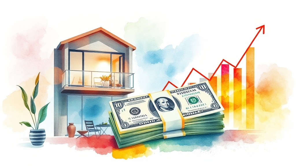 후순위담보대출 활용 전략 (watercolor 스타일)