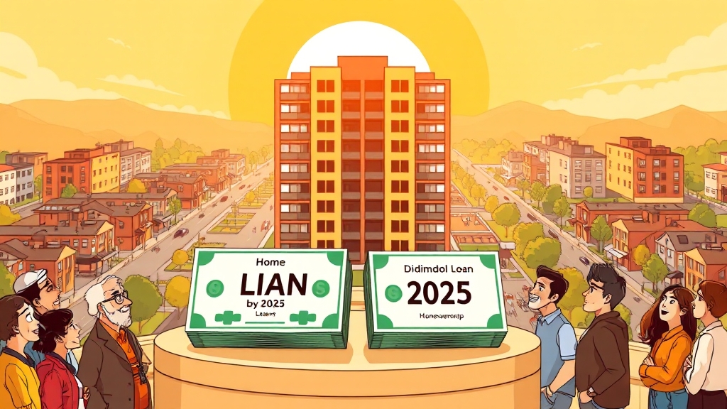 정부 지원 대출 상품 분석 (cartoon 스타일)