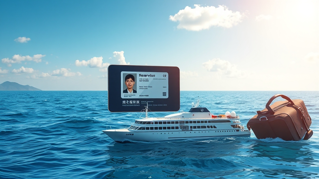 울릉도 배편 예약 방법 안내 (realistic 스타일)