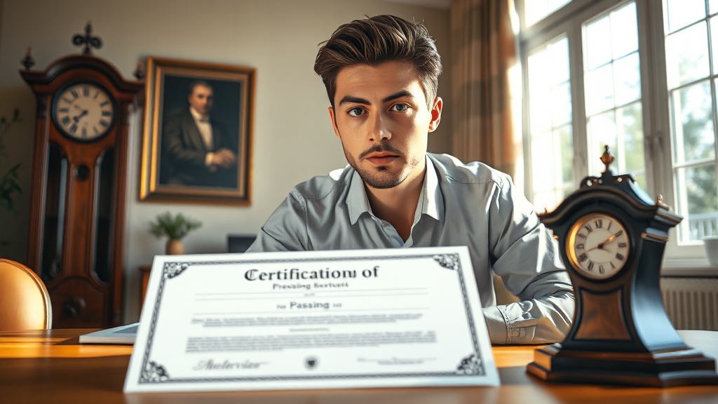 응시 자격 및 직무 적합성 점검 (realistic 스타일)