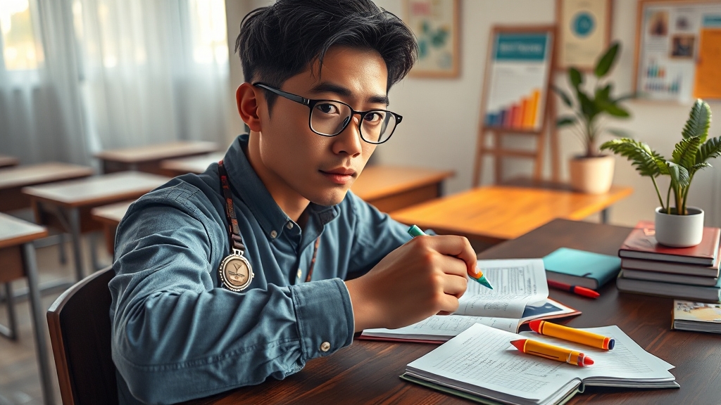 합격생 추천 공부법 및 실전 대비 (realistic 스타일)