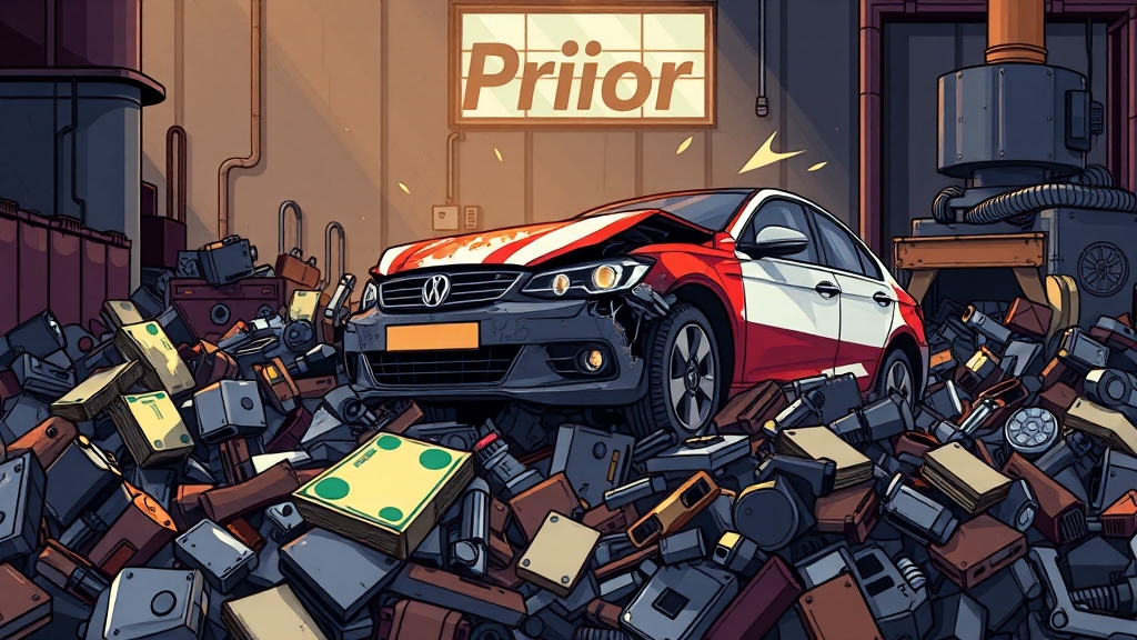 놓치기 쉬운 폐차 보상금 종류와 추가 혜택 (cartoon 스타일)