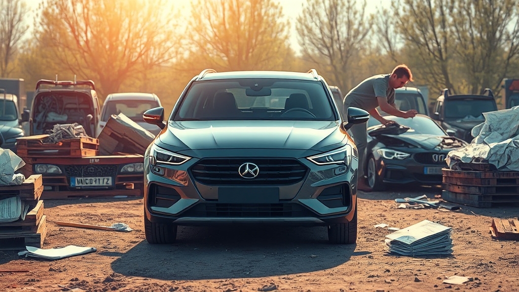 폐차 절차 및 필요 서류 준비 가이드 (realistic 스타일)