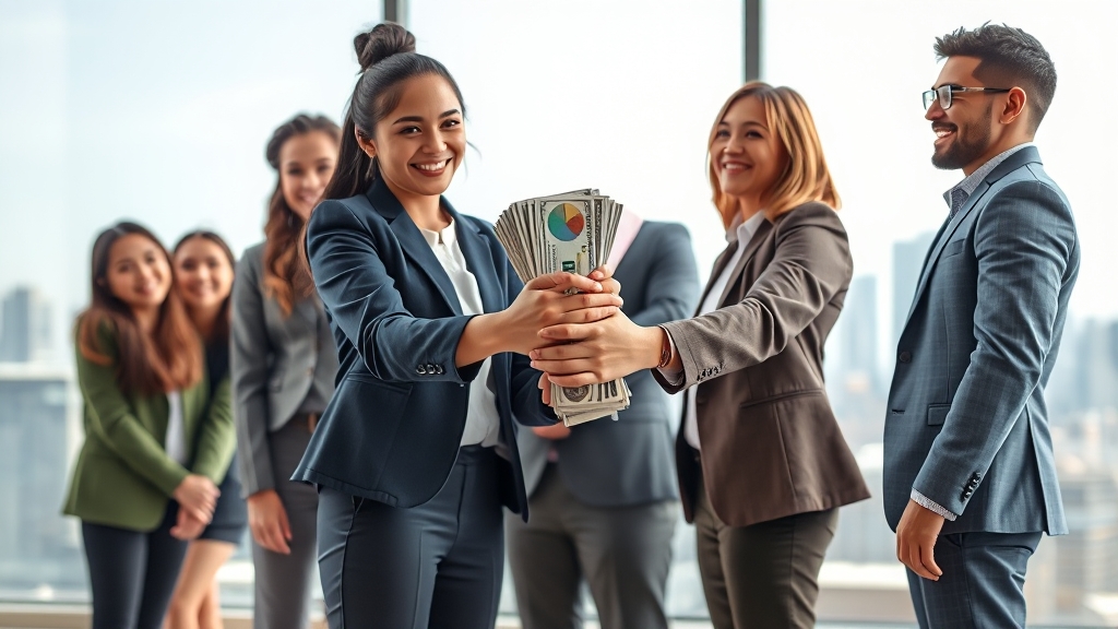 지원 금액, 얼마나 받을 수 있나요? (realistic 스타일)