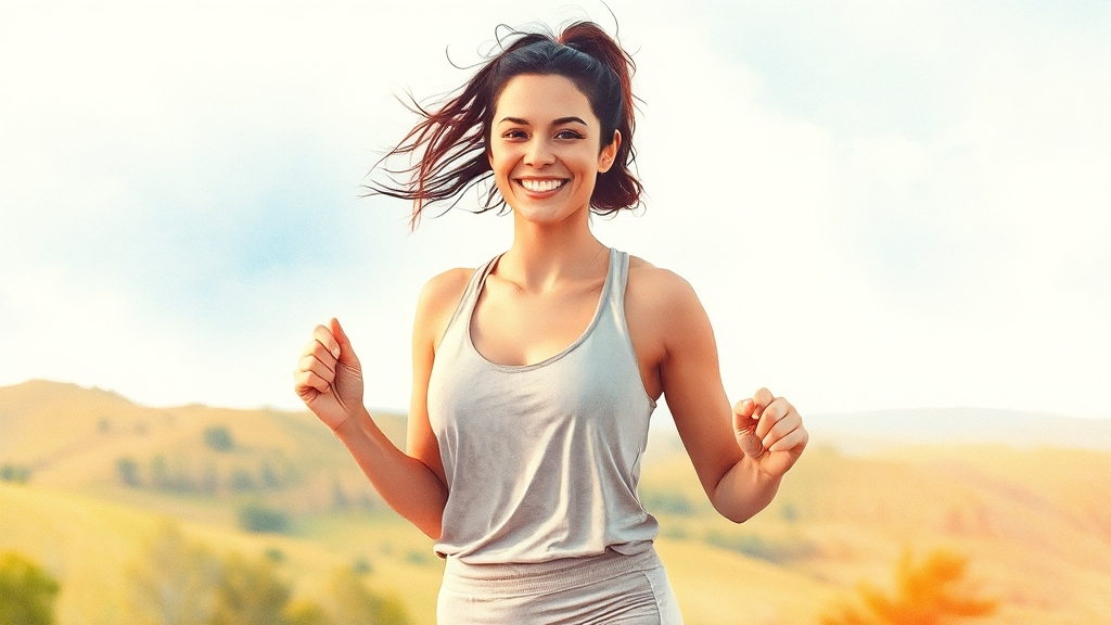 다이어트 성공 습관 3가지 (watercolor 스타일)