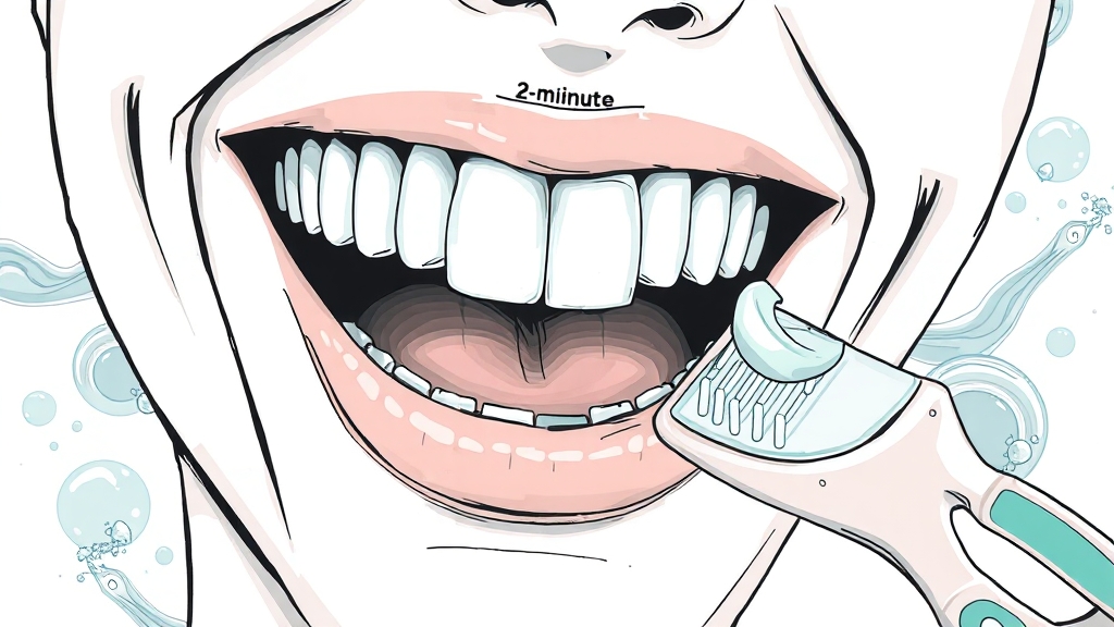 칫솔질, 제대로 하는 법 (illustration 스타일)