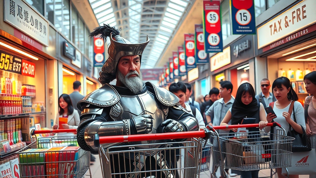 면세 & 텍스프리, 쇼핑 전 확인! (realistic 스타일)