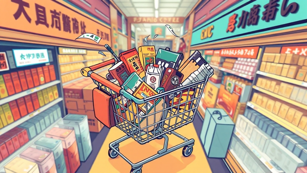 지점별 특징 & 쇼핑 노하우 (cartoon 스타일)