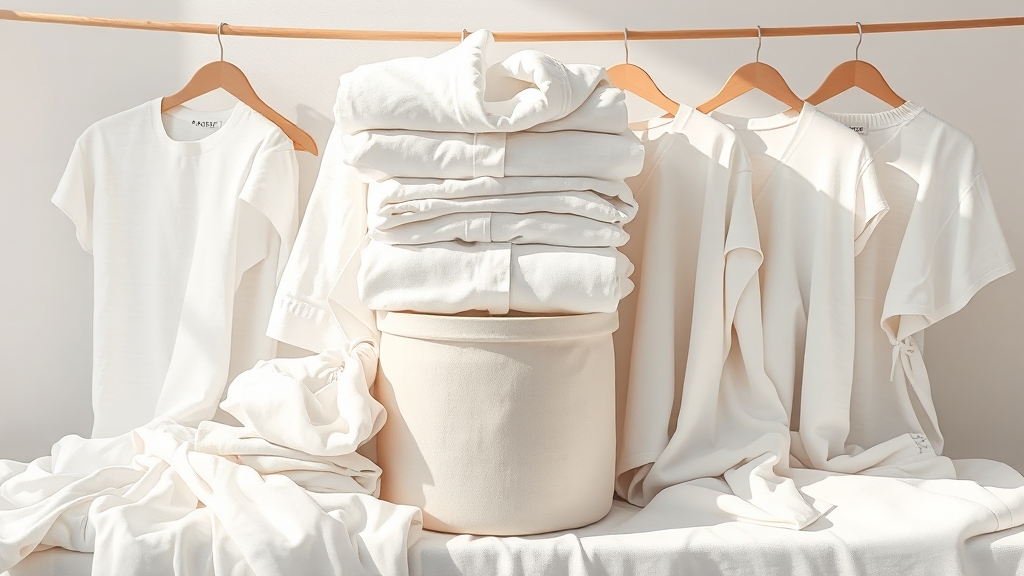 흰옷 되살리는 세탁 루틴 (illustration 스타일)