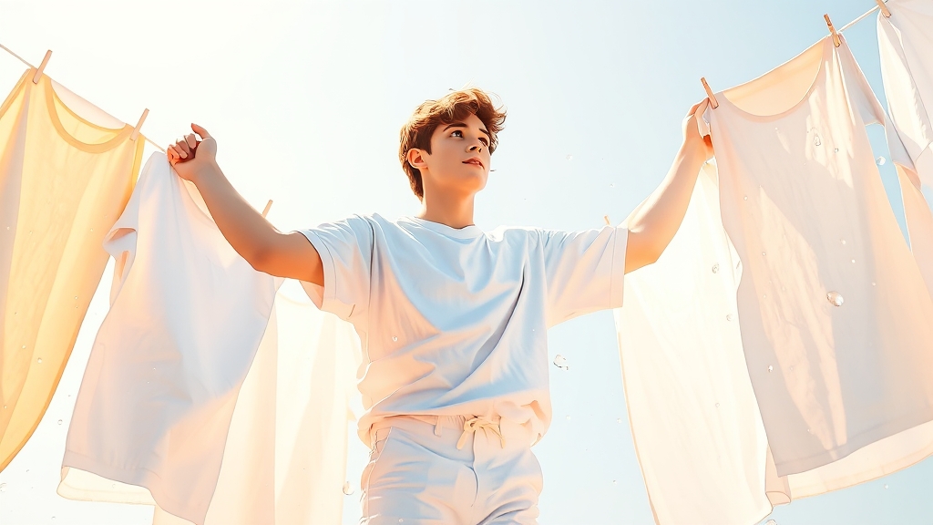 누런 때 예방 & 오래 입는 팁 (illustration 스타일)