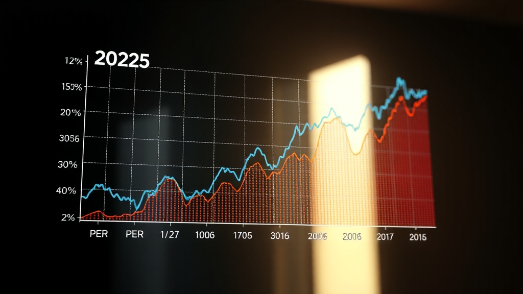 2025년 주가 핵심 분석 (realistic 스타일)