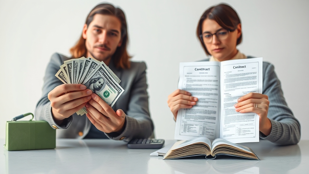 부담부 vs 조건부 증여, 차이점은? (realistic 스타일)