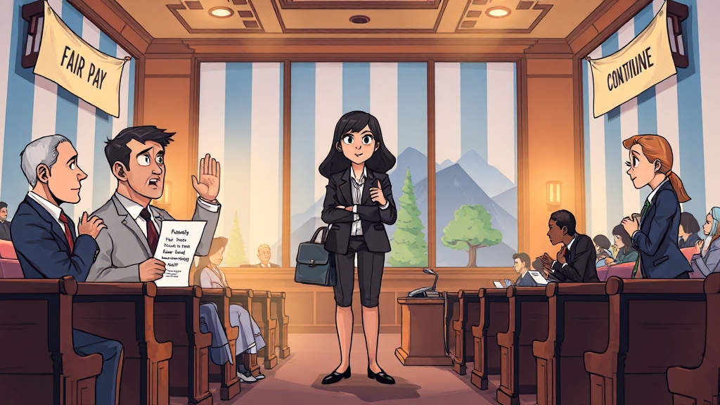 고소당했다면, 어떻게 해야 할까요? (cartoon 스타일)