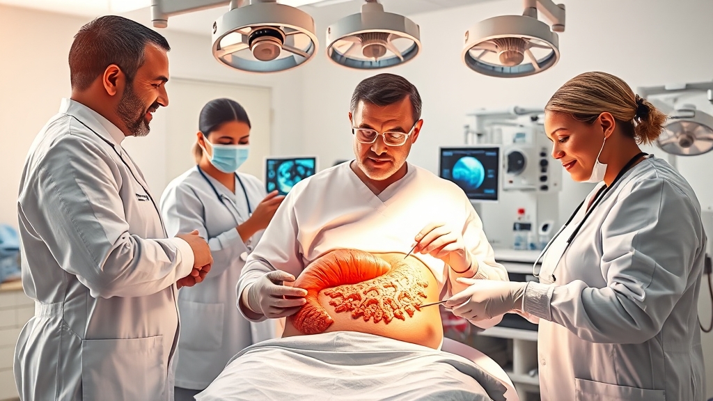 위암 치료 방법 총정리 (realistic 스타일)