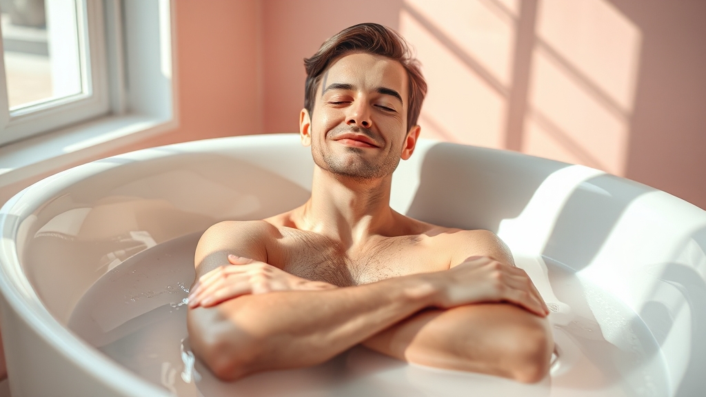 올바른 좌욕 방법 (realistic 스타일)