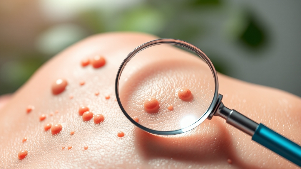 편평사마귀, 치료 방법은 무엇이 있을까요? (realistic 스타일)