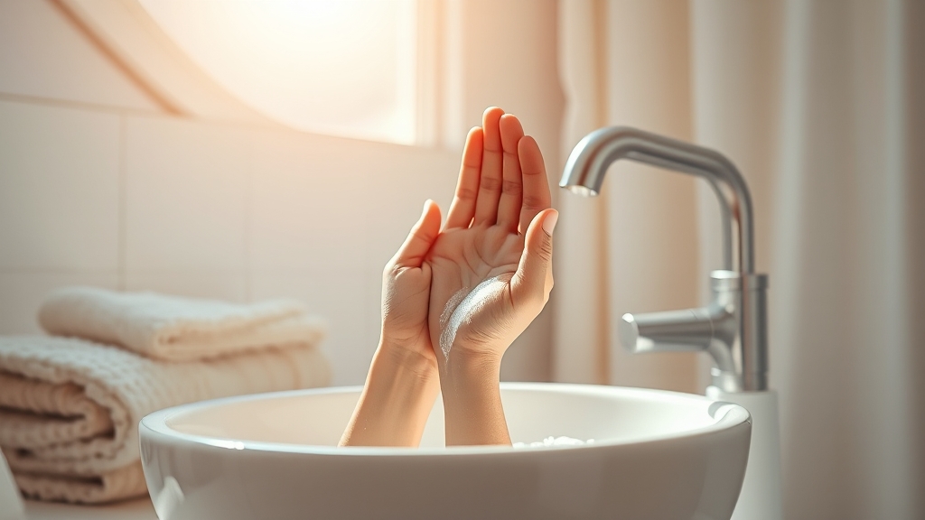 편평사마귀, 예방하는 방법은? (realistic 스타일)