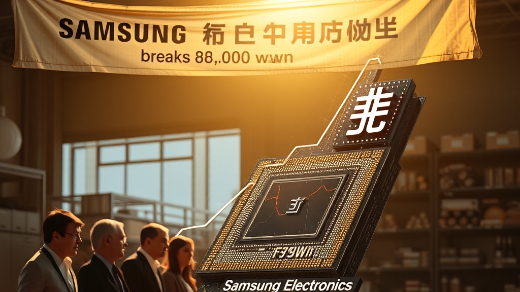 삼성전자 주가 상승, 핵심 요인은? (realistic 스타일)