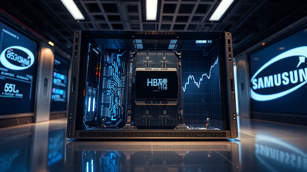 AI 시대 도래, 삼성전자 실적 개선 기대감 (realistic 스타일)