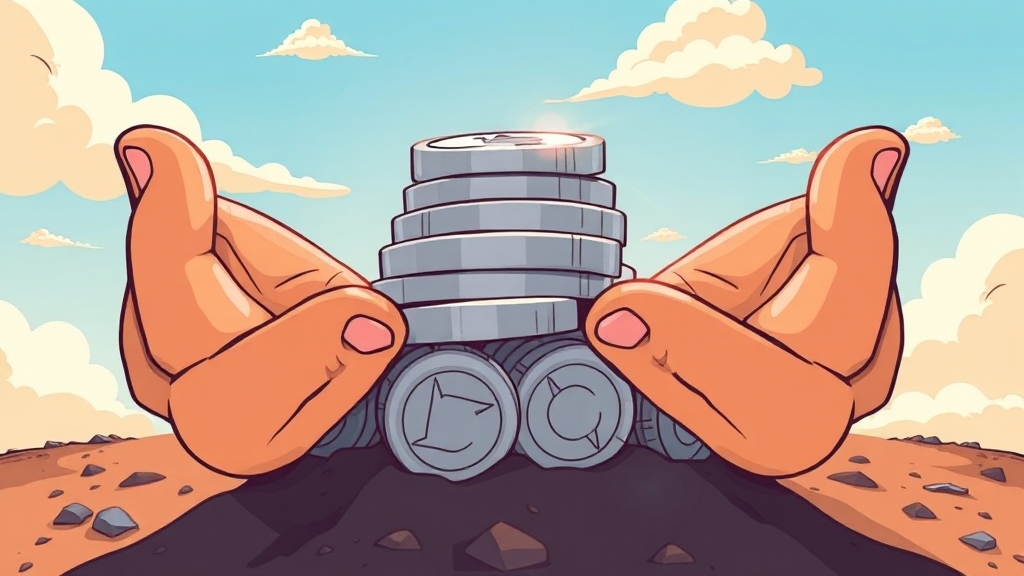 배당주 투자, 장기적인 관점으로 (cartoon 스타일)