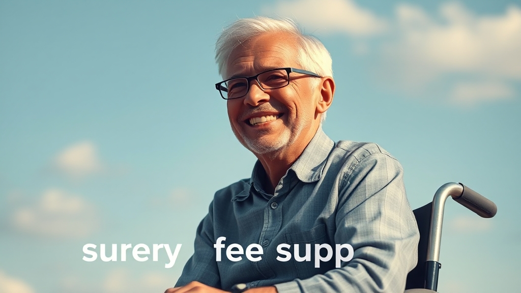 왜 무릎 수술비 지원이 필요할까요? (realistic 스타일)