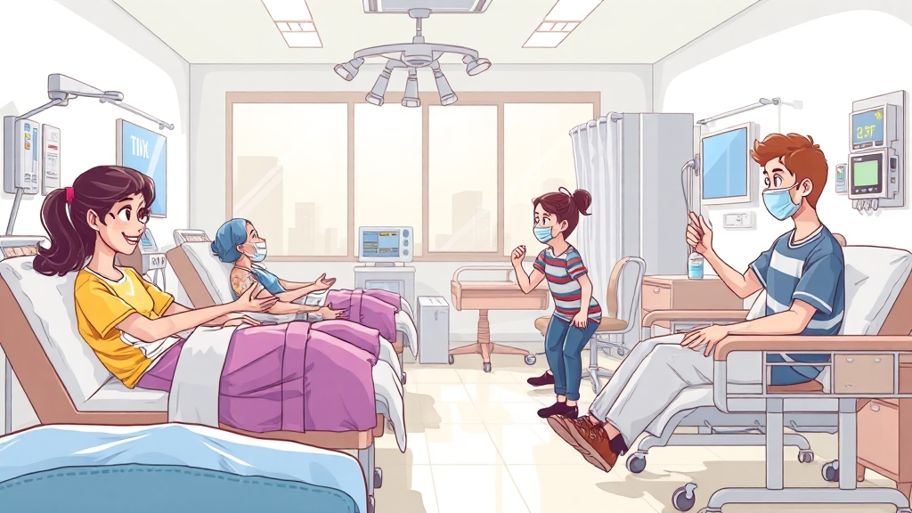 수술 후 관리는 어떻게 해야 할까요? (cartoon 스타일)