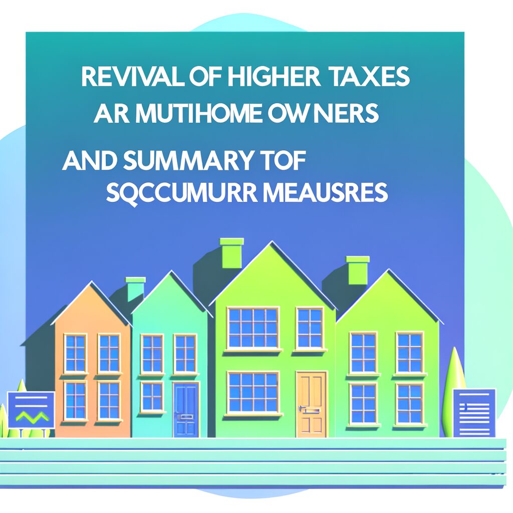 다주택자 양도세 중과세 부활과 후속 조치 총정리