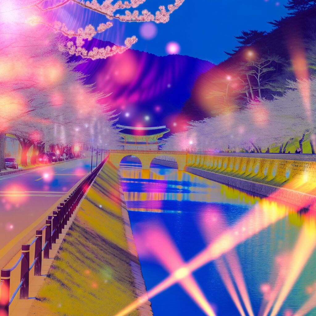 경주 대릉원돌담길 벚꽃축제 2025: 라이트쇼와 거리 예술의 향연