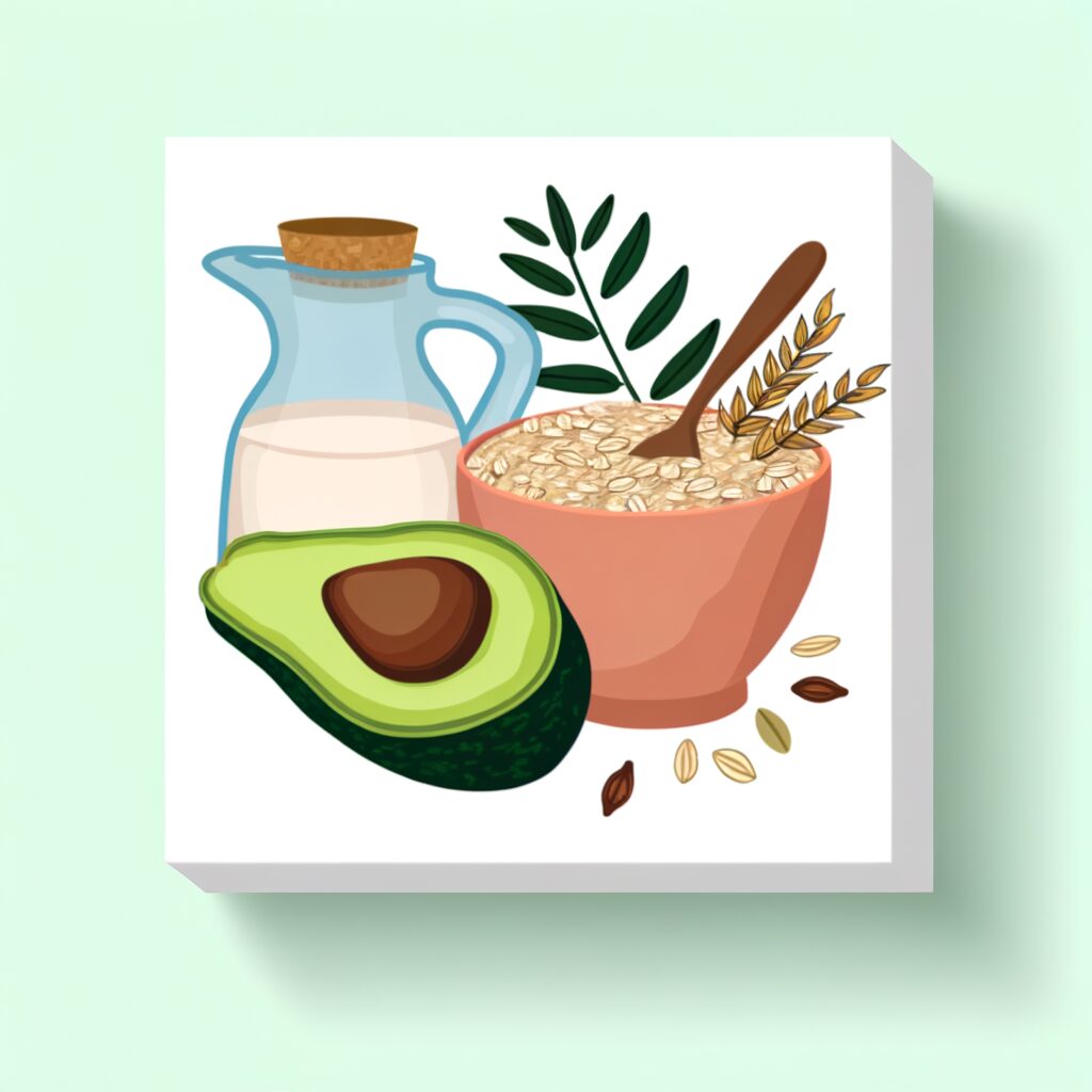 귀리, 내장지방감소, 건강식단, 아보카도, 녹차, 채소섭취, 통곡물, 건강한체중관리, 포만감증가, 항산화작용