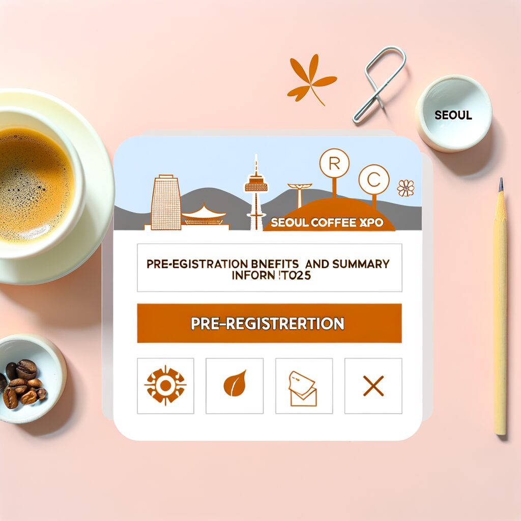 서울커피엑스포 2026 사전등록 혜택과 정보 총정리