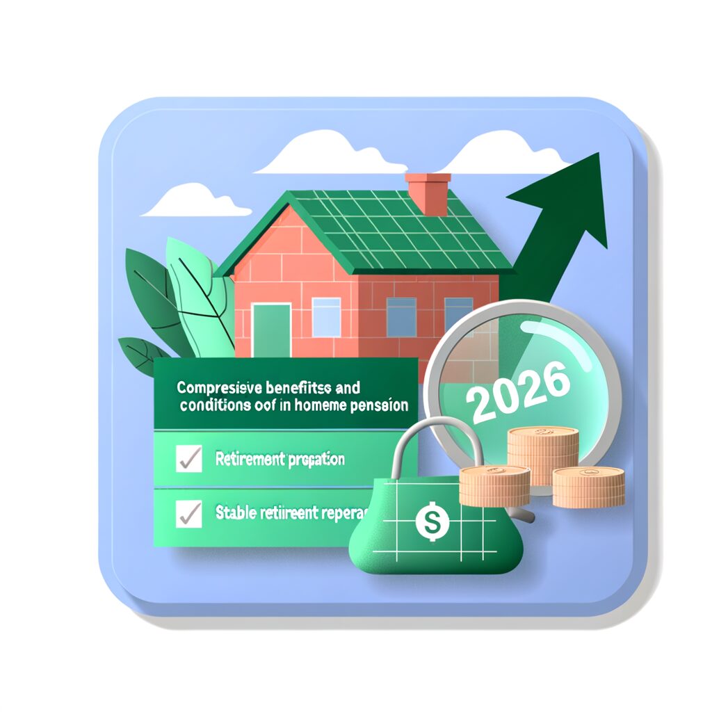 2026년 주택연금 조건과 혜택 총정리: 안정적인 노후 준비