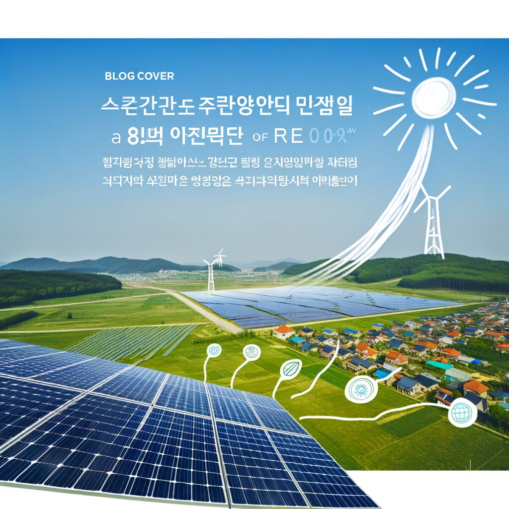 경기도 태양광 28.5MW 보급과 RE100 달성 전략 소개