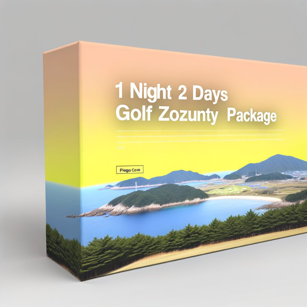 5월 남해 경관과 함께하는 골프존카운티 사천 1박2일 패키지